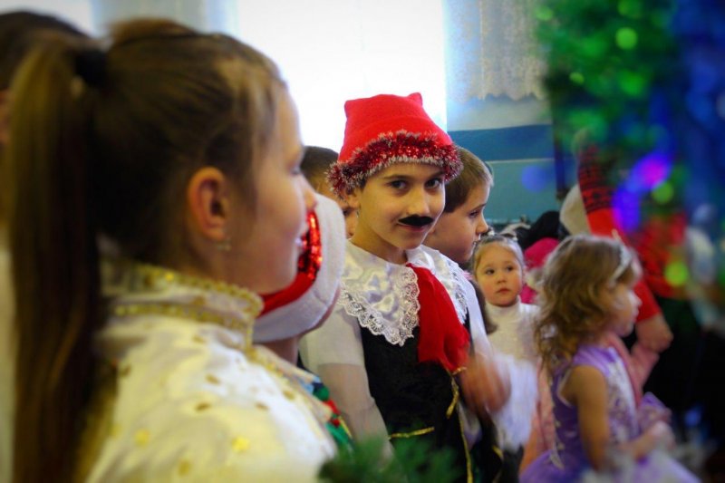 65 дітей із «Українського товариства сліпих» отримали новорічні подарунки